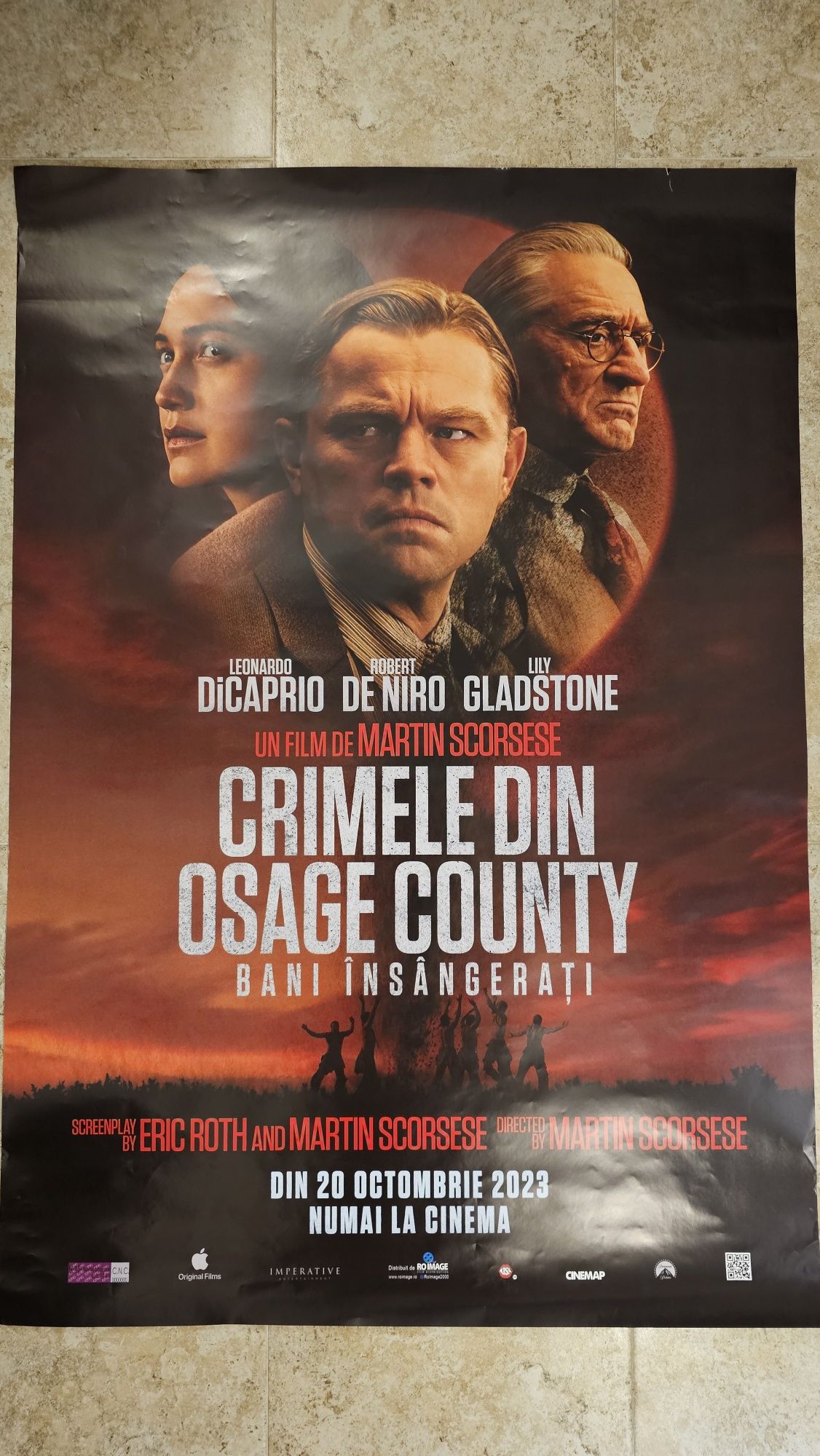 Poster afiș KILLER OF THE FLOWER MOON - Crimele din Osage County