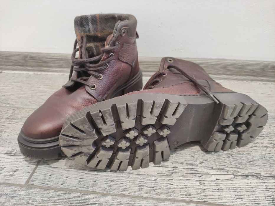 Мъжки боти от естествена кожа