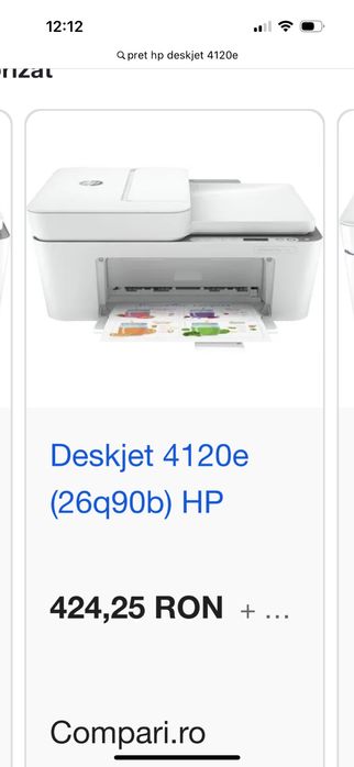 Imprimanta HP Deskjet 4120E