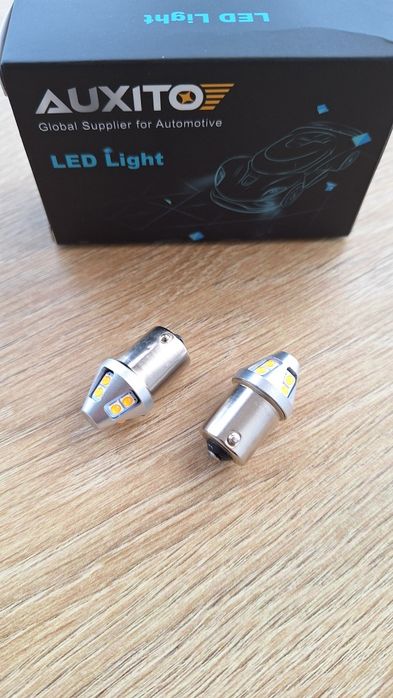 Set 2 Leduri semnalizare BAU15S PY21W 12v