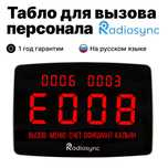 Табло вызова персонала. Кнопка Вызова официанта .Часы пейджеры