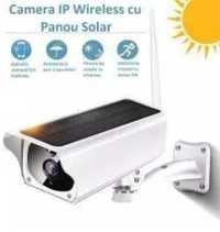 Camera IP Wireless Wifi de Exterior Full HD Panou Solar  MicroSD