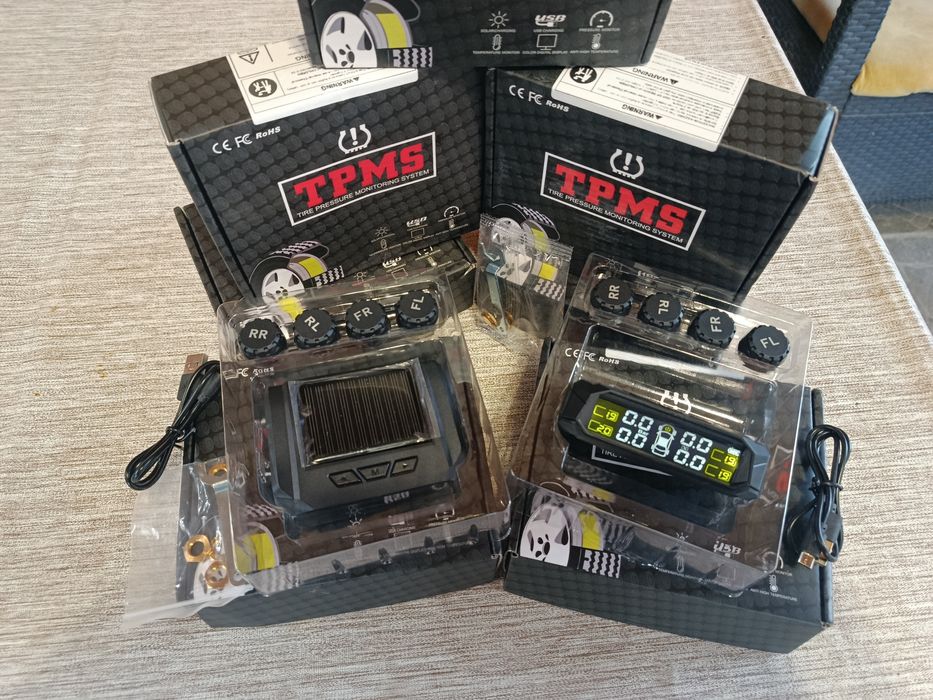 Соларна система за отчитане налягането на въздуха в гумите