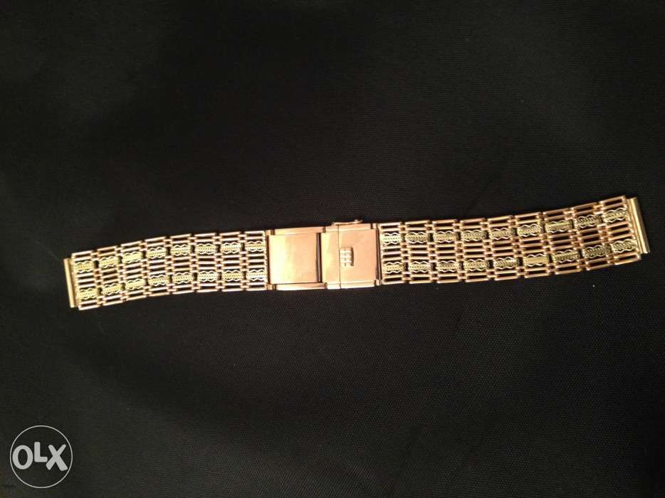 Золотой браслет для мужских часов, 45 грамм