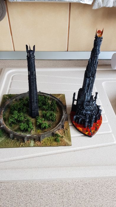 Colectie unica sah figurine si diorame Lord of the Rings si Hobbit