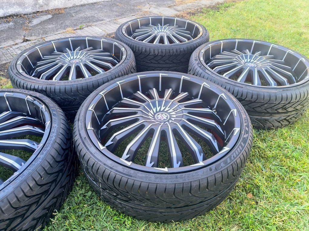 24 цола джанти Scarlet SW5 с летни гуми за BMW RANGE ROVER Chevrolet