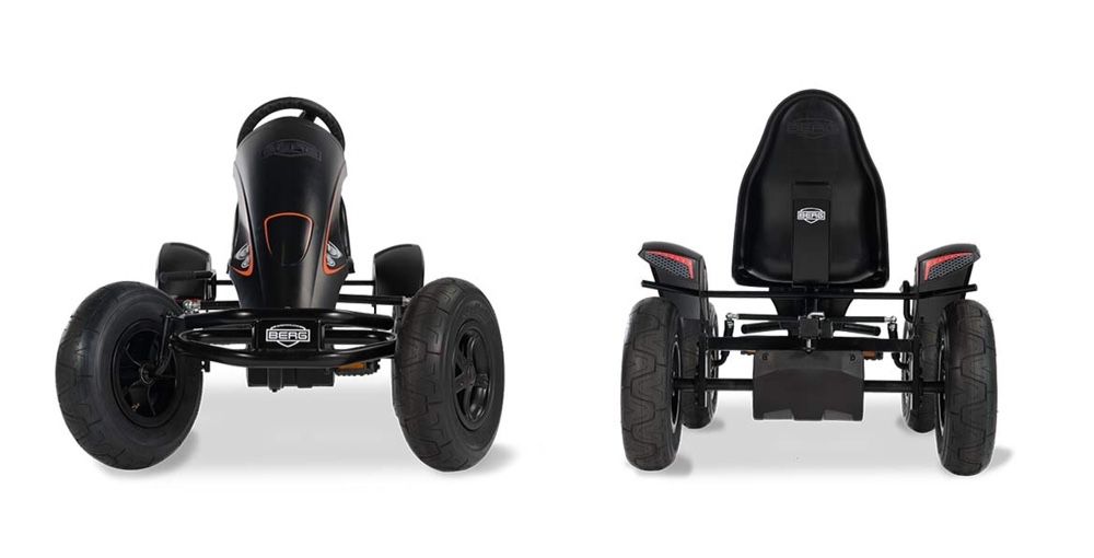 Kart, cart cu pedale pentru copii Berg Black Edition.