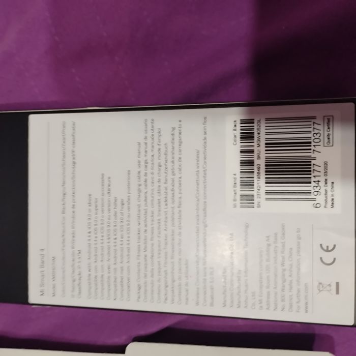 Mi Smart Band 4 фитнес гривна