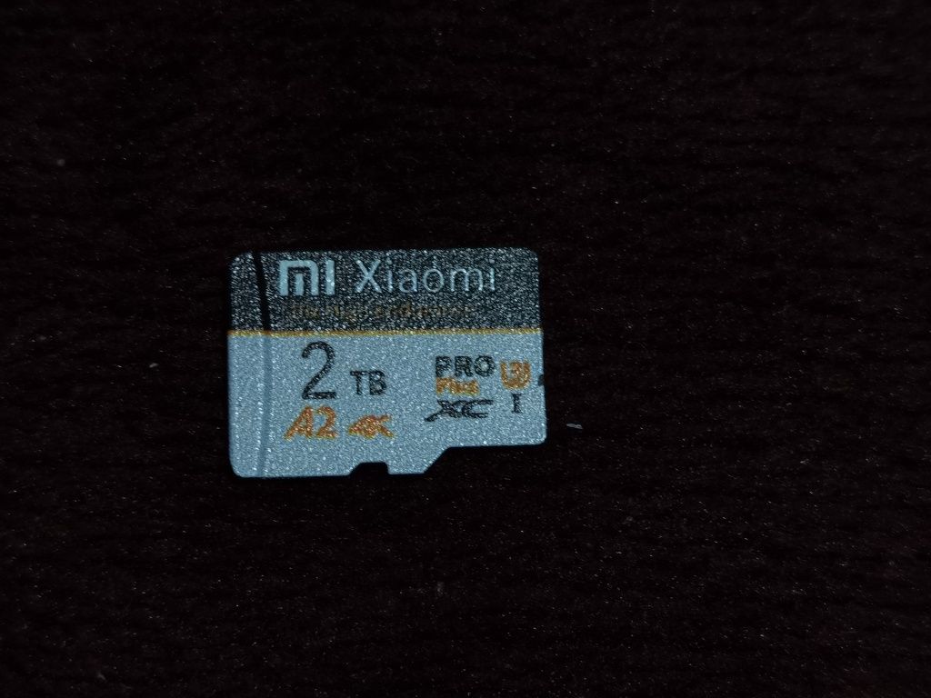 Card micro SD + Adapror SD, 2 TB, Xiaomi pro plus