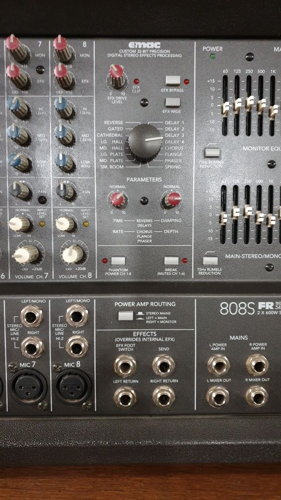 Пулт (power mixer) MACKIE 808S FR SERIES