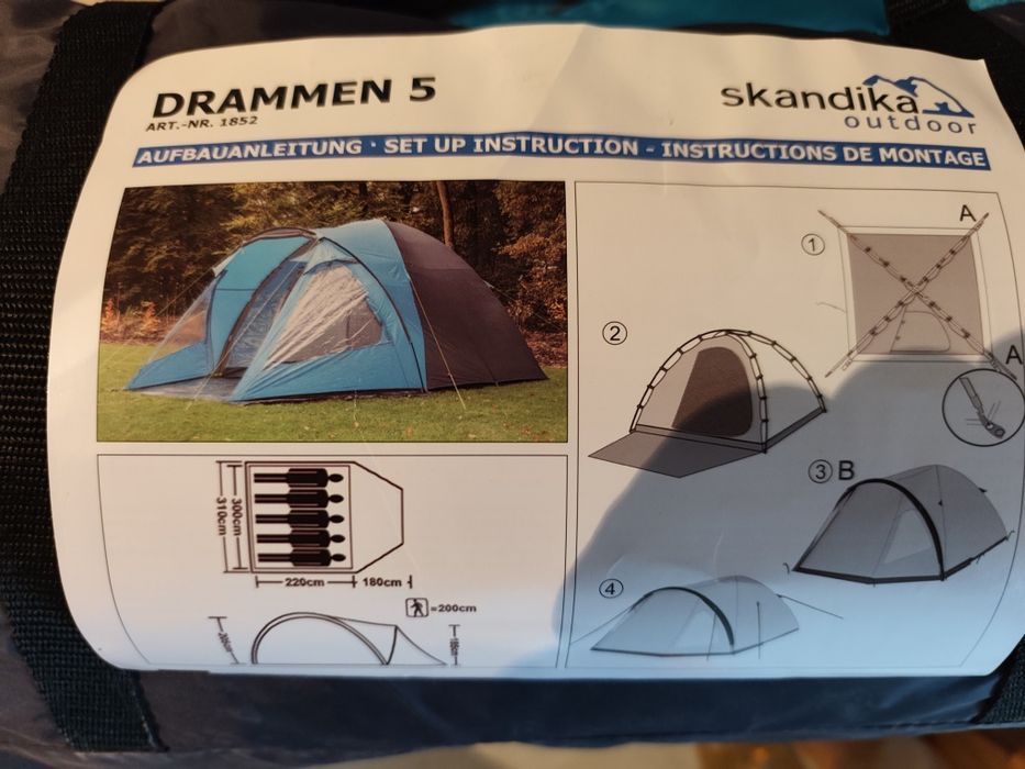 Къмпинг 5 местна палатка