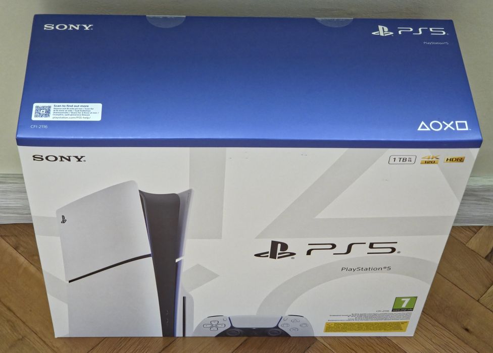 НОВ запечатан Playstation 5 SLIM Плейстейшън слим конзола PS5 диск PS
