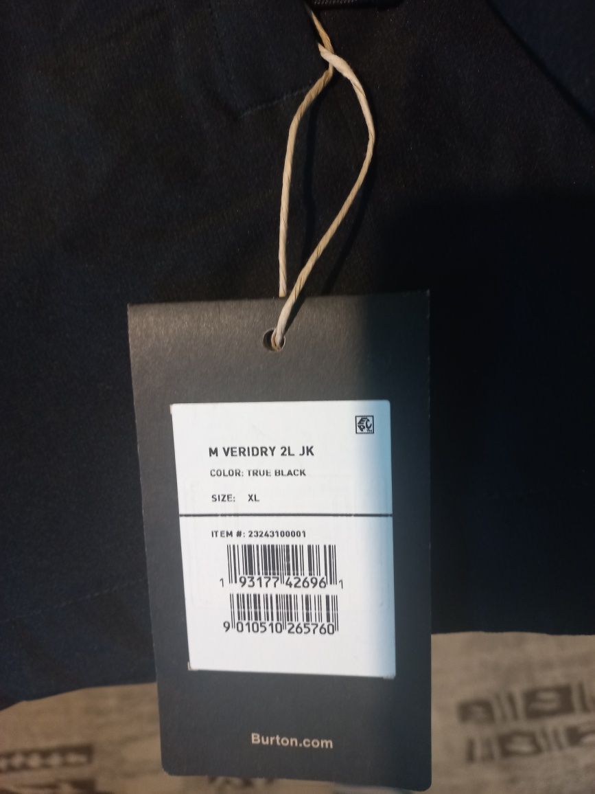 Man's Burton Veridry 2L Rain Jacket