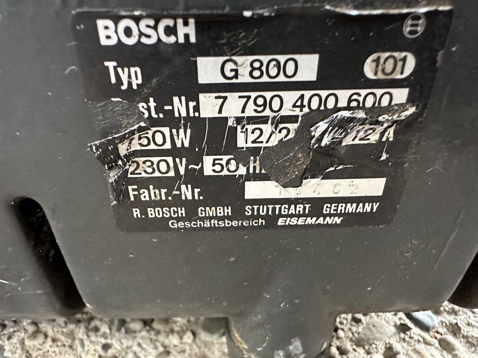 Camping generator rulote Bosch