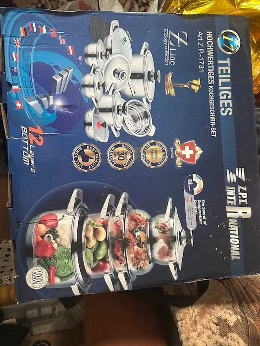 Set oale si vase inox swiss noi,