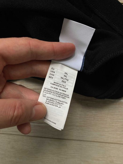 Paul & Shark polo shirt мъжка черна блуза фланела размер  XL / XXL