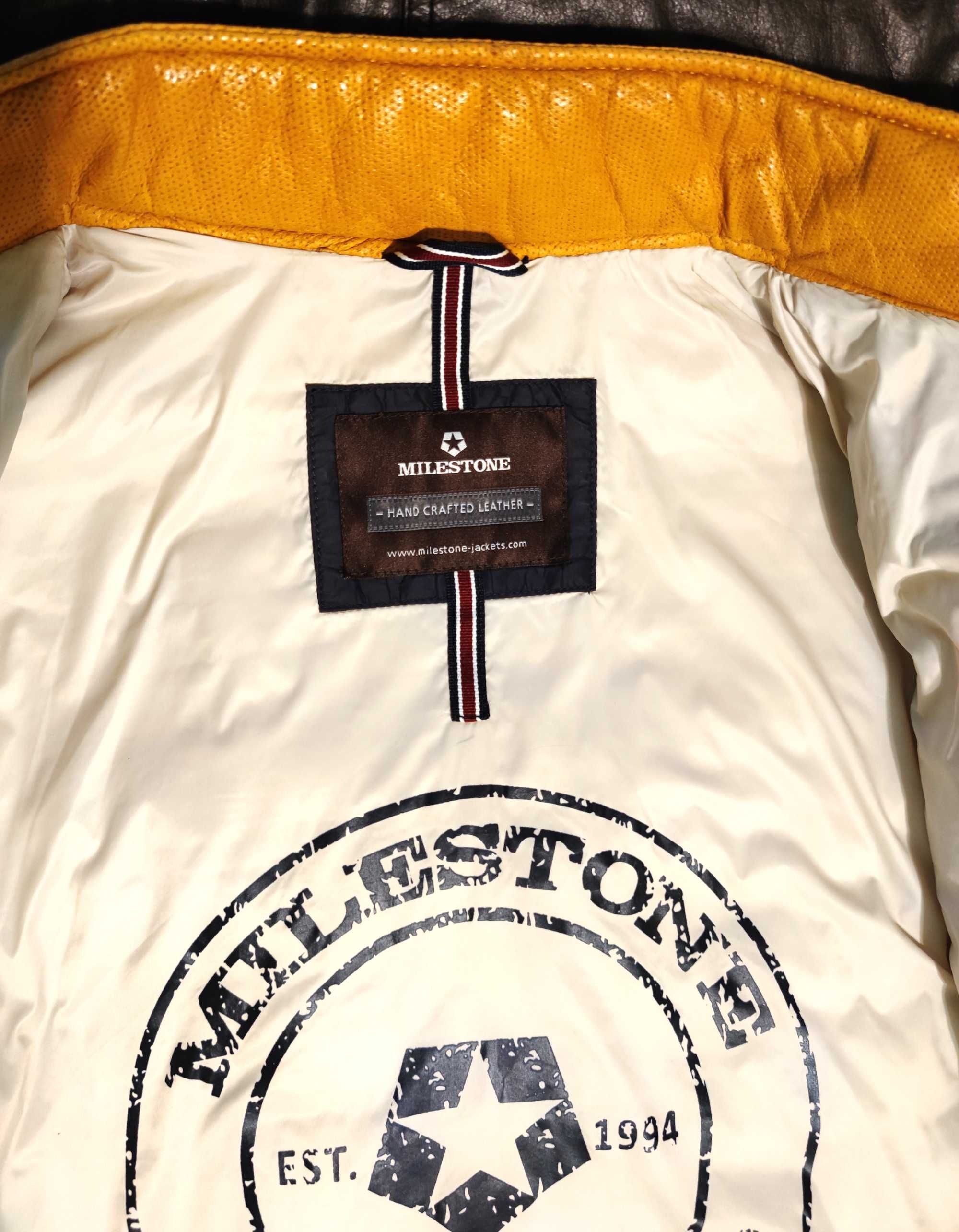 Мъжко кожено яке от естествена кожа Millestone