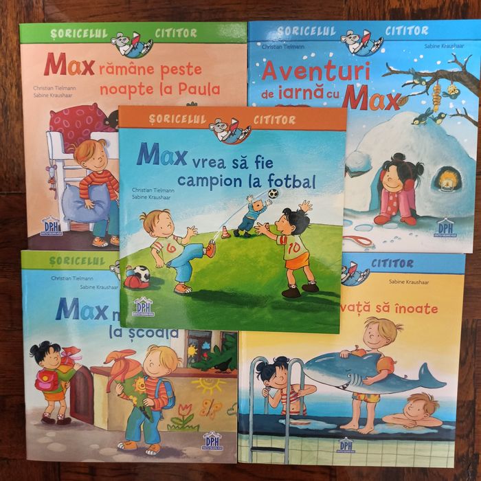 Lot 5 carti pentru copii - Max, editura Dph