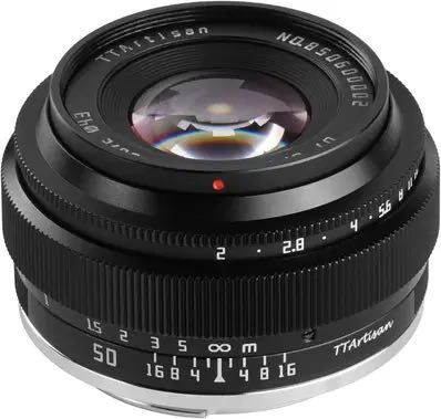 Obiectiv TTArtisan 50mm f/2 pentru FUJIFILM X (negru),sigilat