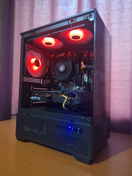 RX 580 8GB, Ryzen 5 1600, 16GB RAM - Геймърски Компютър