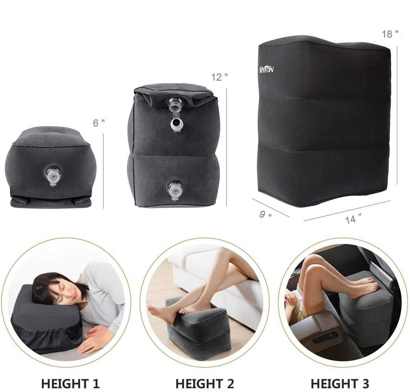 Foot Rest de calatorie/Suport pentru picioare ergonomic/confortabil