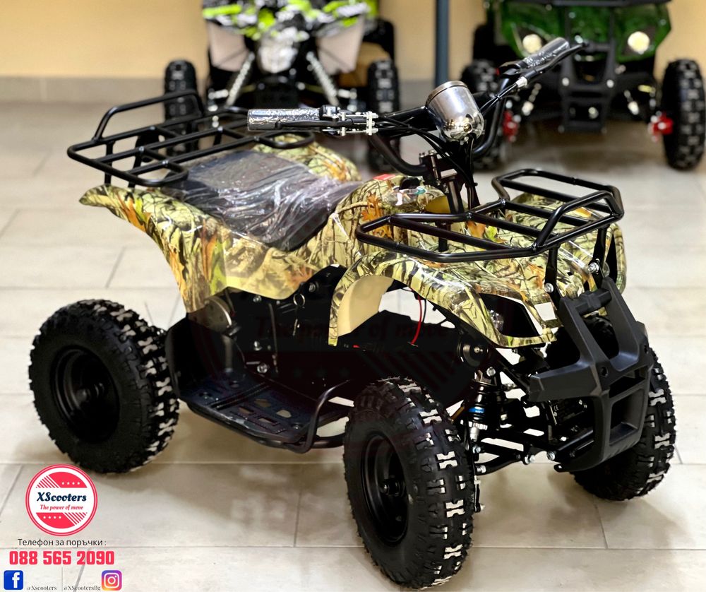 Детско Електрическо АТВ/ATV 800W 2024 - HOBO В КАШОН F2 за деца