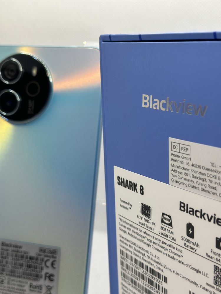 Blackview Shark 8 Blue 256/16 gb ram