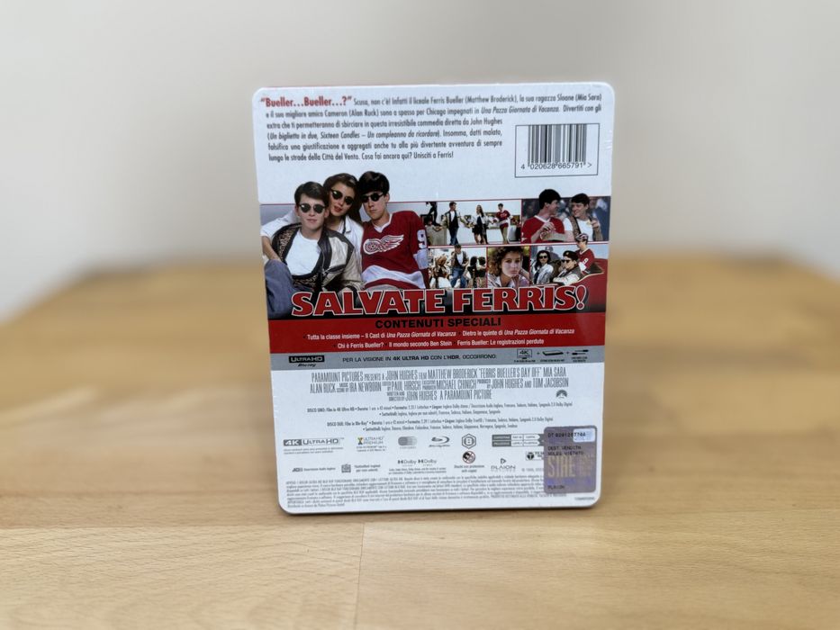 Steelbook 4k Ferris Bueller’s Day Off