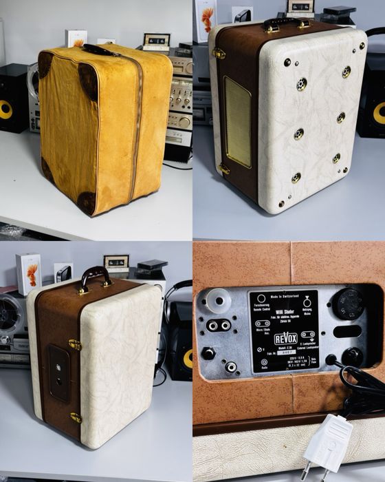 Magnetofon anii 1958 REVOX C36,pe lămpi,IMPECABIL,accesorii originale!