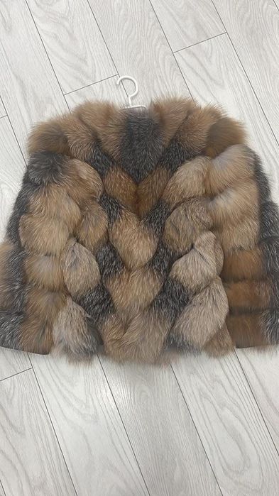 Haină de blană naturală vulpe