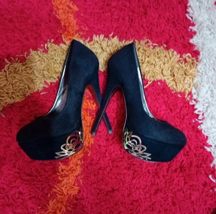 Pantofi dama cu platforma și toc inalt