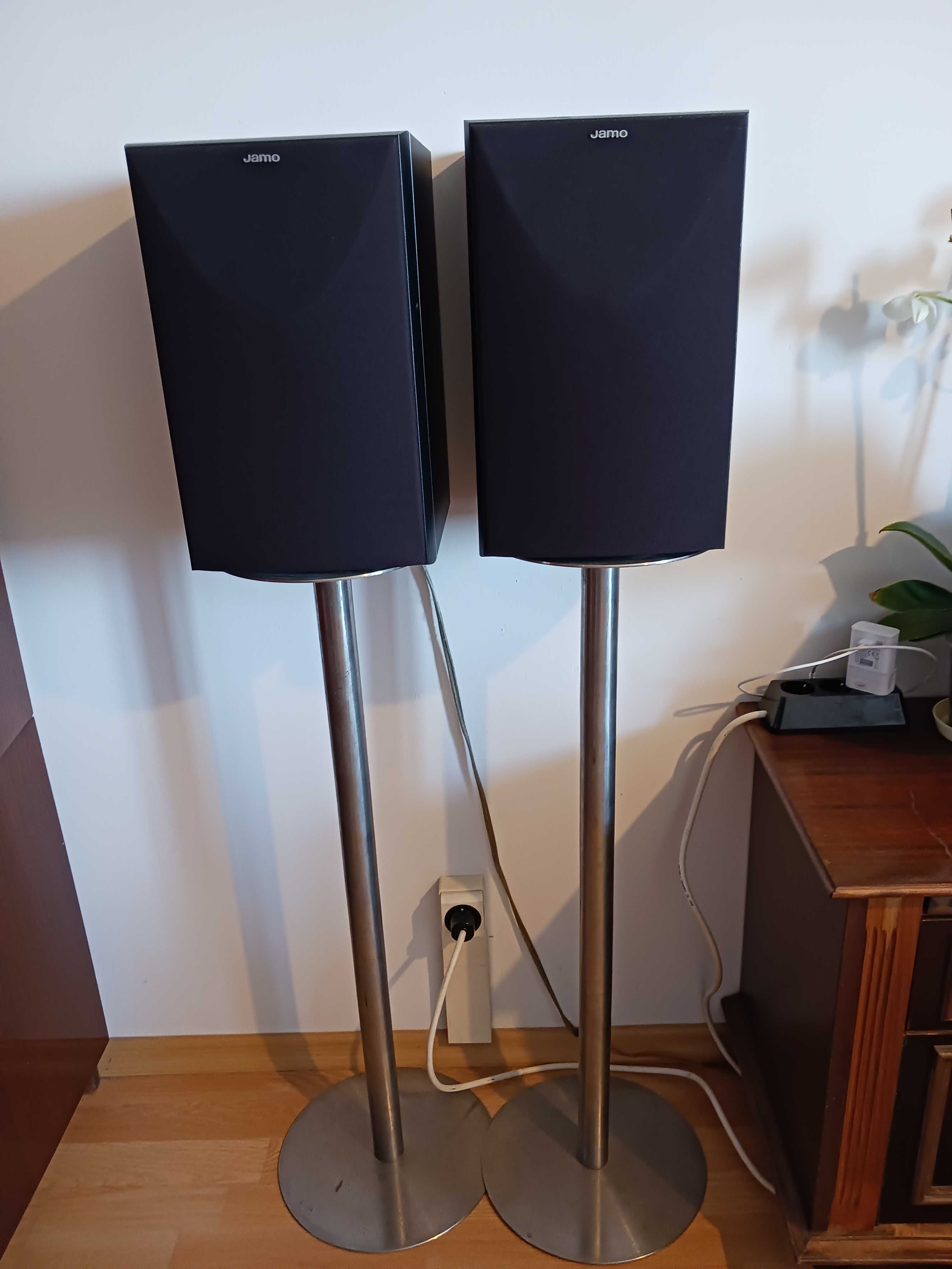 Panasonic   yсилвател 5×80 тонколони 4 jamo и активен бас pioneer