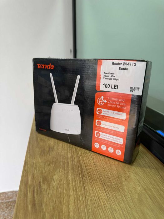 ZAP AMANET MARGEANULUI - Router Wi-Fi Tenda 4G - Sigilat #5427