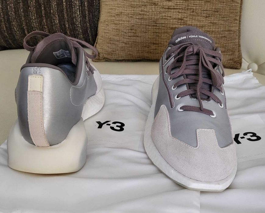 Adidas YOHJI YAMAMOTO Y3 - Orisan, Marime 41 1/3, Argintii, Noi