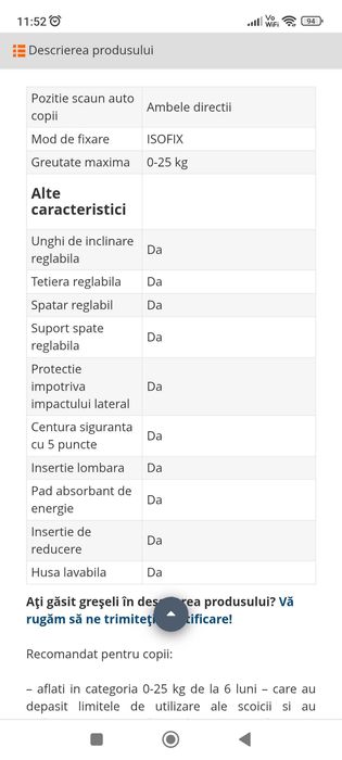 Scaun de mașină Axkid Minikid