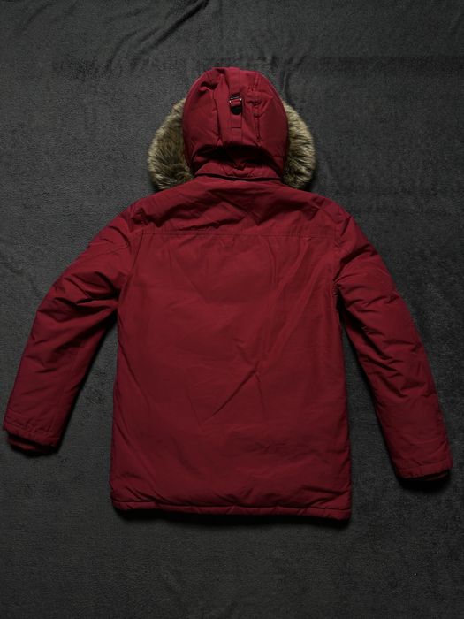 Jacheta geaca jacket parka Tommy Hilfiger cu blană cu puf