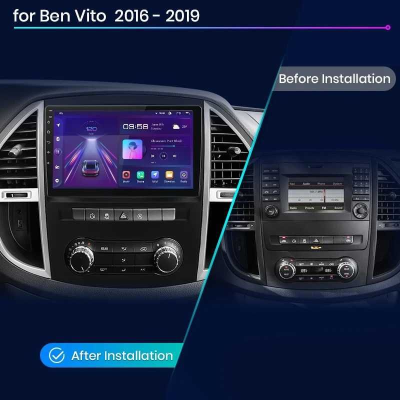 Navigatie Dedicata Mercedes Vito W447 (2014-2021),10", Bluetooth, Wifi