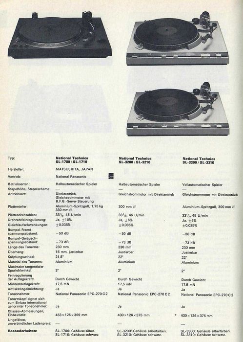 Technics sl-3210 direct drive semi automatic