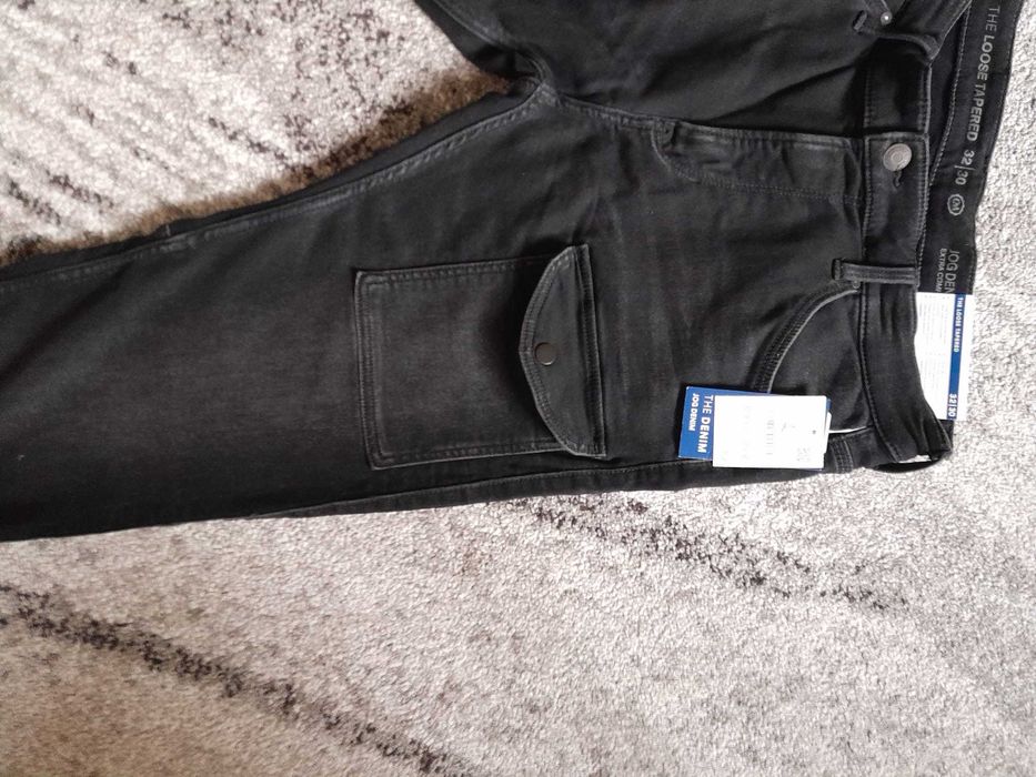 Blugi noi, 32/30, model loose tapered