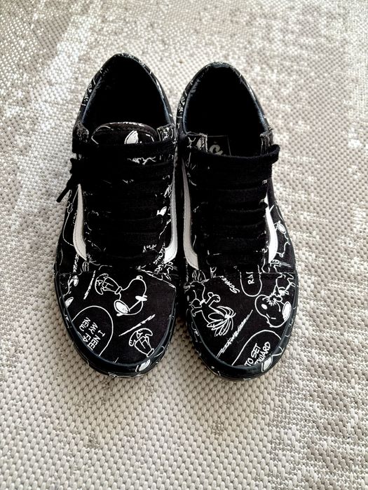 Tenisi Vans Old Skool X Peanuts Snoopy Black White