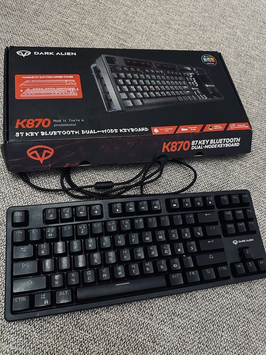 Продам б/у клавиатура dark alien k870
