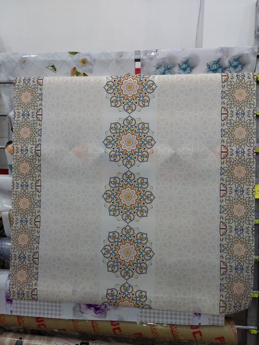 Водоотталкивающая клеёнка скатерть дастархан грязеустойчевая гелевая