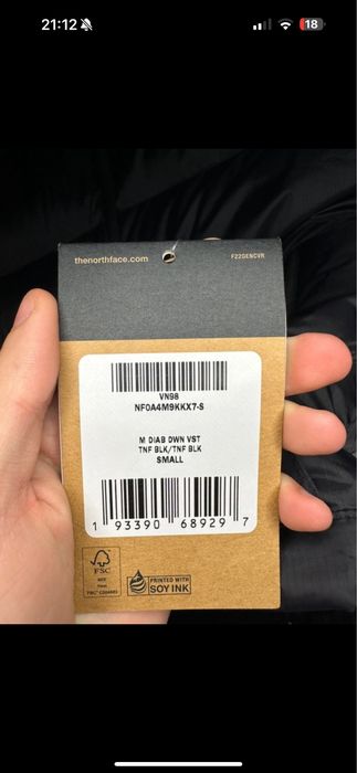Vesta The North Face Diablo 100% Originala