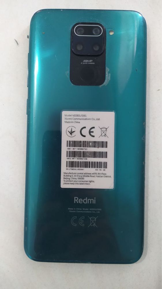 Redmi note 9 тел рабочий в идеально состояние