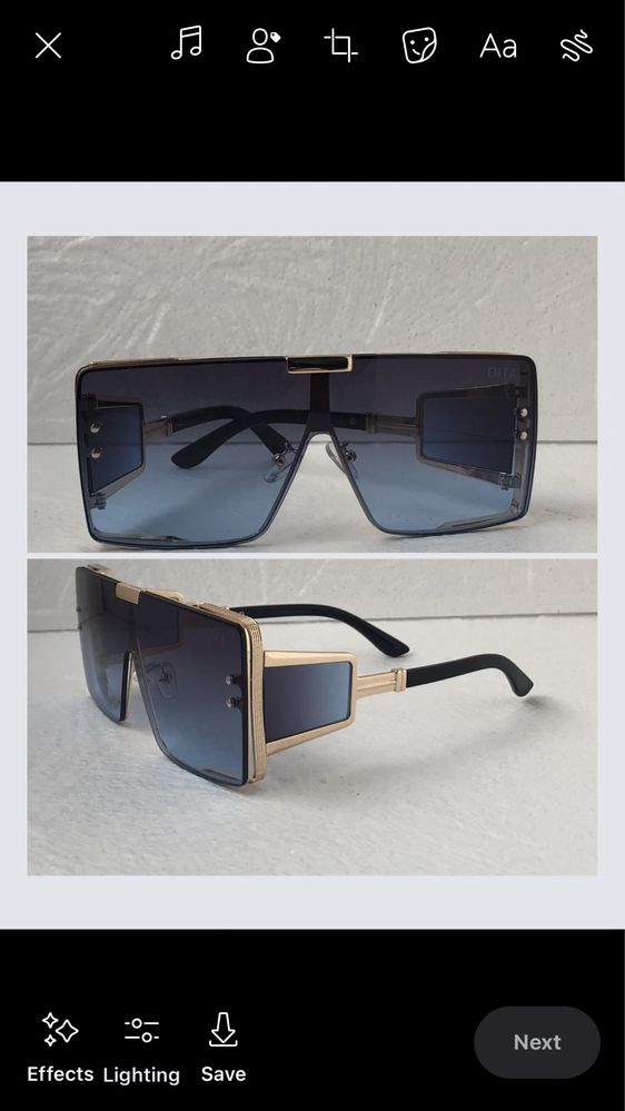 Dita Мъжки слънчеви очила маска в 4 цвята черни кафяви сини DT 17318-1