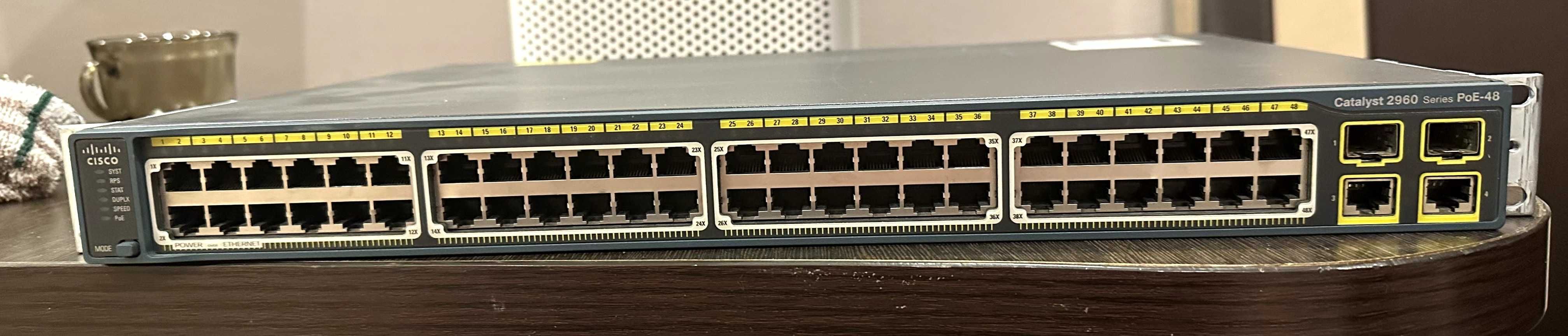 Коммутатор Cisco Catalyst WS-C2960-48PST-L POE