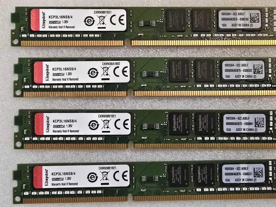 Memorie RAM desktop Kingston 4GB DDR3 1600MHz KCP3L16NS8/4 1.35V