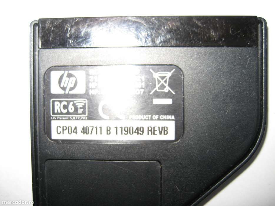 Telecomanda HP - Media center, Tv tuner