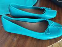 Балерини кожени Clarks