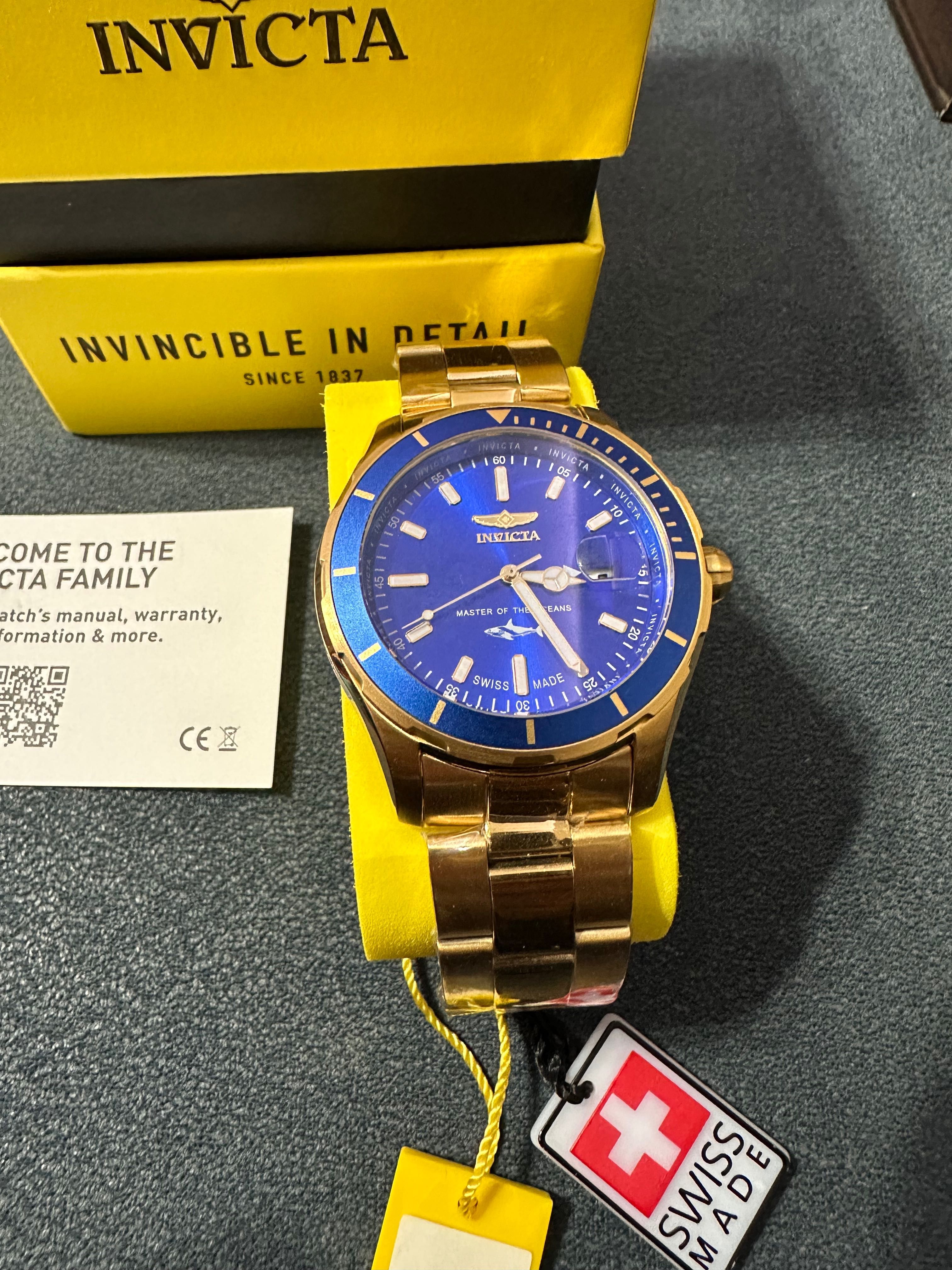 Swiss Made Invicta нов мъжки часовник